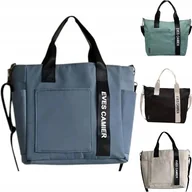 Torebki damskie - Torba torebka Crossbody damska na ramię na co dzień do szkoły pracy NIEBIES - miniaturka - grafika 1