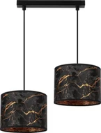 Lampy sufitowe - Lampex Loris lampa wisząca 2-punktowa czarna LPX0085/2L - miniaturka - grafika 1