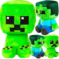Maskotki i pluszaki - Minecraft Creeper + Zombie Duża Maskotka Zestaw 2W1 Dwie Maskotki Pluszak - miniaturka - grafika 1