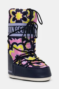 Moon Boot śniegowce MB ICON FLOWER 80D1402940 JB10 - Śniegowce damskie - miniaturka - grafika 1