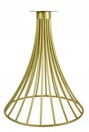 Meble modułowe i akcesoria - Noga metalowa, złota podstawa do stołu 60 cm stół - miniaturka - grafika 1