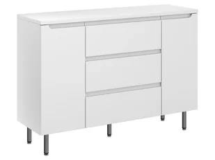Szafka Stojąca Z Blatem ETH 120 cm D - Biały Mat - Szafki łazienkowe - miniaturka - grafika 1