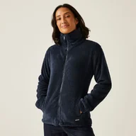 Bluzy damskie - Regatta Damski Polar z Suwakiem Heidy Fluffy Granatowy, Rozmiar: 40 - miniaturka - grafika 1