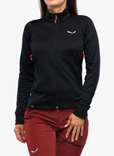 Polar damski Salewa Puez PL Jacket - black - Bluzy sportowe męskie - miniaturka - grafika 1