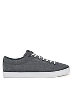 Trampki męskie - Tommy Hilfiger Tenisówki Th Hi Vulc Low Core Chambray FM0FM05389 Niebieski - miniaturka - grafika 1