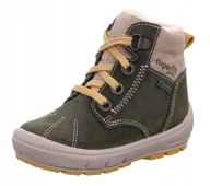 Śniegowce damskie - SUPERFIT ZIELONE ŚNIEGOWCE DZIECIĘCE Z OZDOBNYM SZYCIEM 23 JŁA - miniaturka - grafika 1