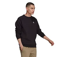Bluzy męskie - adidas Męska bluza Essential Crew (1 opakowanie), Czarny, XS - miniaturka - grafika 1