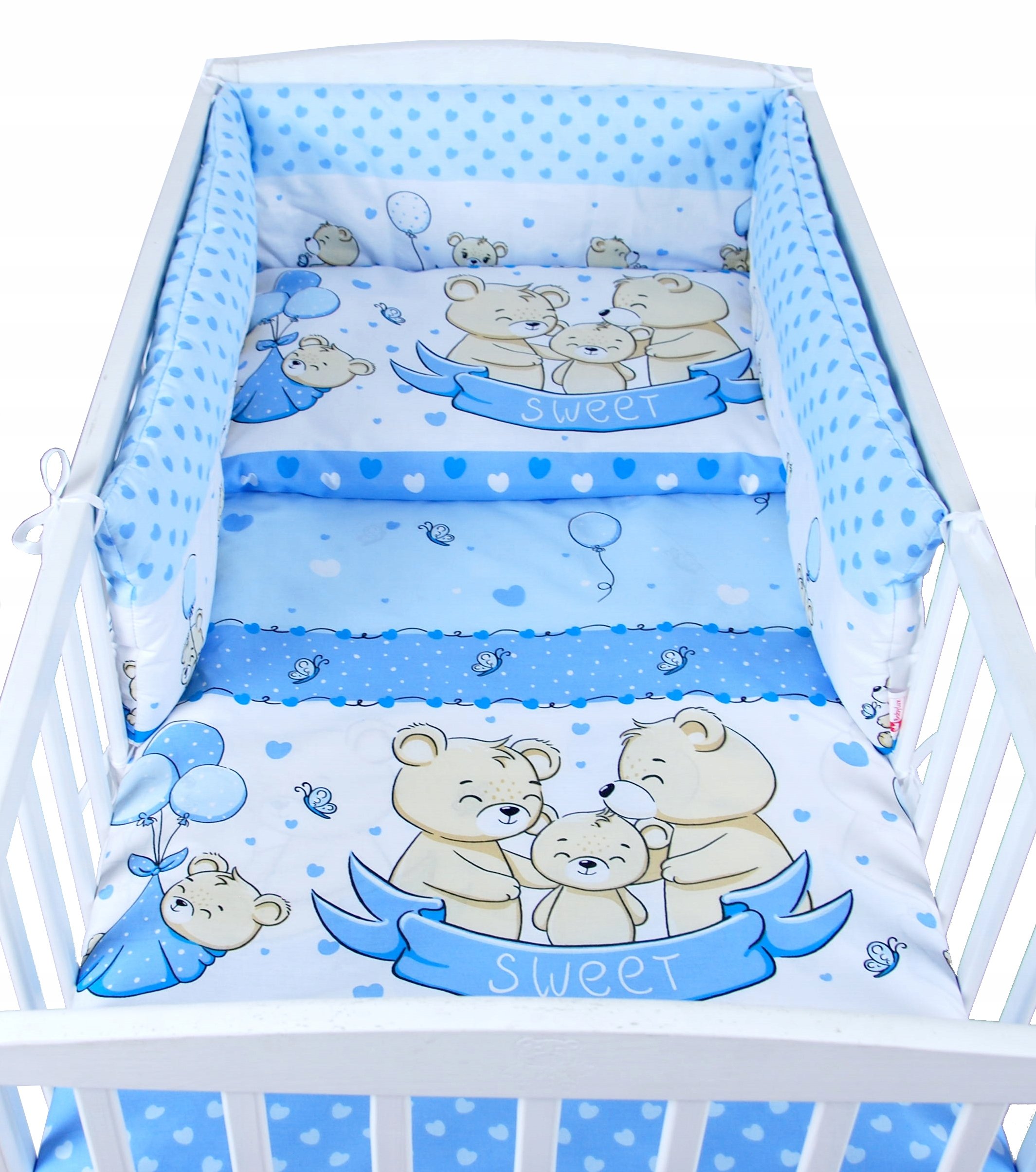 BabyLux Pościel Do Łóżeczka 140x70 Dziecięca Niemowlęca 135X100 cm 4EL N135