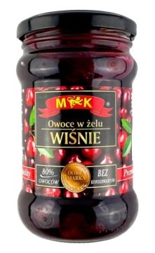 Wiśnie owoce w żelu Mk 320 g