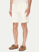 Spodenki męskie - Tommy Hilfiger Szorty materiałowe Brooklyn MW0MW23563 Écru Regular Fit - miniaturka - grafika 1