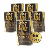 Przysmaki dla psów - MIRALS Wildschwein - soczysty dzik z pieczarkami 400g x 6 szt - miniaturka - grafika 1