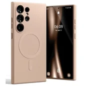 Etui i futerały do telefonów - Mercury MagSafe Semi-Silicone Sam S24 Ultra G928 różowo-piaskowy /pink sand - miniaturka - grafika 1