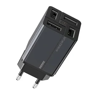 Ładowarka sieciowa Remax, RP-U43, 4x USB, 3.4A  (czarna) - Ładowarki do telefonów - miniaturka - grafika 2