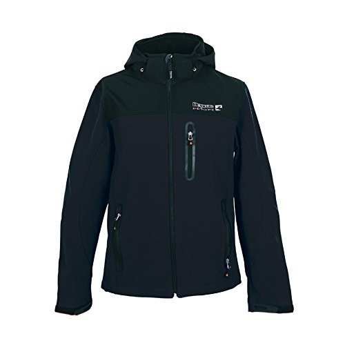 DEPROC-Active Deproc Active Black Ridge męska kurtka softshellowa czarny czarny S
