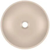 Umywalki - Axis Umywalka MAUN 40 nablatowa granitowa latte - miniaturka - grafika 1