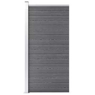 vidaxl Panel ogrodzeniowy z WPC, 95x186 cm, szary! 148978 - Ogrodzenia - miniaturka - grafika 1