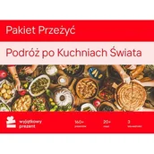 Kody i doładowania cyfrowe - Karta podarunkowa WYJĄTKOWY PREZENT Pakiet Przeżyć Podróż Po Kuchniach Świata - miniaturka - grafika 1