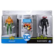 Figurki dla dzieci - DC Zestaw z figurkami 4" Aquaman VS Black Manta M1, 20124768 - miniaturka - grafika 1