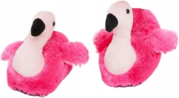 Kapcie Damskie Wsuwane Różowe z Futerkiem 37 Żuk