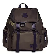 Plecaki - Invicta Plecak URBAN X , Zielony wojskowy - Kieszeń na tablet - Praca i wypoczynek, Biuro - Tkanina ECO Material - 16 LT - dla Mężczyzn Kobiet, Zielony wojskowy, Taglia unica, Casual - miniaturka - grafika 1