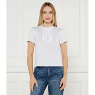 Koszulki i topy damskie - Armani Exchange T-shirt Regular Fit - miniaturka - grafika 1