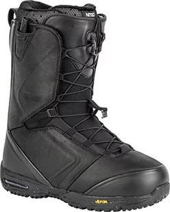 Nitro Męskie deski snowboardowe EL Mejor TLS '23 All Mountain Freeride Freestyle Highend Premium System szybkiego sznurowania Boot Snowboardboot, Black, MP 29,0 // EU 44 // US 11 - Buty snowboardowe - miniaturka - grafika 1