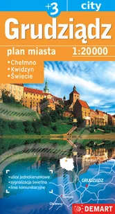 Demart Grudziądz - plan miasta (skala 1:20 000) - Demart - Atlasy i mapy - miniaturka - grafika 1