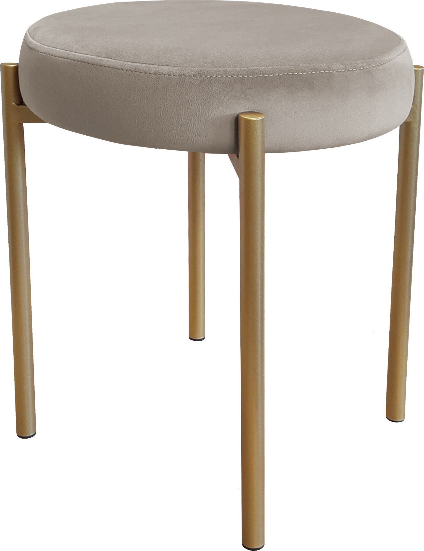 Atos TABORET DIOR STOŁEK LOFT metal podstawa złota MG09