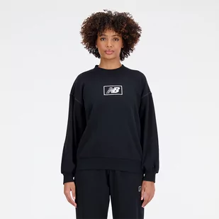 Bluza damska New Balance WT33514BK  czarna - Bluzy damskie - miniaturka - grafika 1