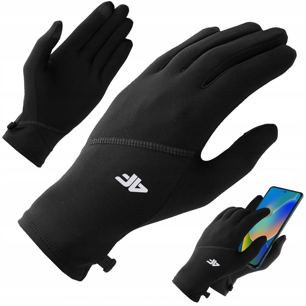 Rękawiczki 4F Męskie Damskie Jesienne Zimowe Do Telefonu Sportowe U129 M
