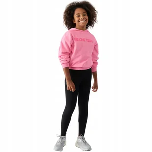 Legginsy dla dziewczynki 4F F178 głęboka czerń 4FJWMM00TTIGF178 20S 140cm - Legginsy - miniaturka - grafika 1