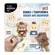 Przybory szkolne - Gumka i temperówka Miś Kidea - miniaturka - grafika 1
