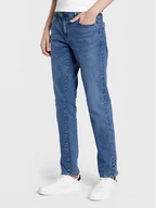 Spodnie męskie - Solid Jeansy Ryder 21104845 Niebieski Regular Fit - miniaturka - grafika 1