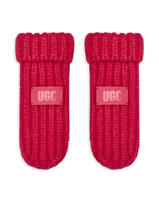 Ugg Rękawiczki dziecięce K Chunky Mitten 100030 Różowy - Rękawiczki dla dzieci - miniaturka - grafika 1