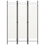 Parawany - Parawan 3-panelowy, biały, 120 x 180 cm - miniaturka - grafika 1