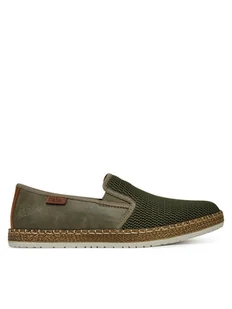 Rieker Półbuty B5265-54 Khaki - Półbuty męskie - miniaturka - grafika 1