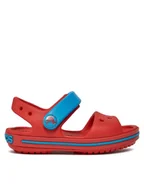 Buty dla dziewczynek - Crocs Sandały Crocs Crocband Sandal Kids 12856 Czerwony - miniaturka - grafika 1