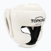 Ochraniacze do sportów walki - Kask bokserski Top King Full Coverage white - miniaturka - grafika 1