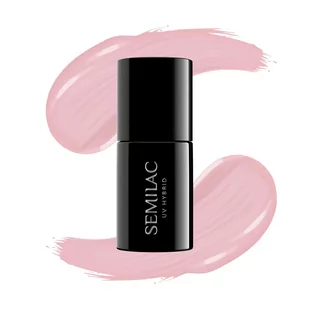 Semilac Semilac lakier hybrydowy 047 Pink Peach Milk 7ml - Lakiery hybrydowe - miniaturka - grafika 1