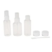 Kosmetyczki, organizery i kuferki - Transparentna Kosmetyczka z Pojemnikami Na Kosmetyki, 7 szt. - miniaturka - grafika 1