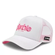 Czapki damskie - Czapka z daszkiem Capslab Barbie Cap CL/BA1/2/CT/BAR9 Biały - miniaturka - grafika 1