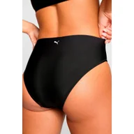 Stroje kąpielowe - Dół od bikini z wysokim stanem, czarne - miniaturka - grafika 1