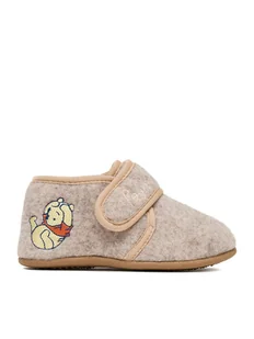 Winnie The Pooh Kapcie CEO-NJ-AW25-216WTP Beżowy - Buty dla dziewczynek - miniaturka - grafika 1