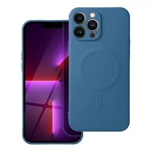OEM Futerał Silicone Mag Cover Do Iphone 13 Pro Max Niebieski - Etui i futerały do telefonów - miniaturka - grafika 1