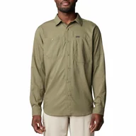 Koszule męskie - Męska koszula z długim rękawem Columbia Silver Ridge Utility Lite Long Sleeve stone green - L - miniaturka - grafika 1