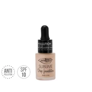 Purobio Podkład Pielęgnacyjny Drop, Anti Pollution, Kolor 00Y, 15ml - Podkłady do twarzy - miniaturka - grafika 1