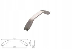 Uchwyt meblowy Siro 2266-145ZN21 efekt stali nierdzewnej - Meble modułowe i akcesoria - miniaturka - grafika 1