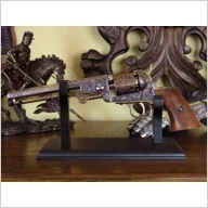 Repliki - broń - GRAWEROWANA REPLIKA - KAPISZONOWY COLT REWOLWER NAVY USA 1851r.  (1040/L) - miniaturka - grafika 1