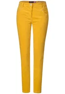 Spodnie damskie - Cecil spodnie damskie casual, Curry Yellow, 34W / 32L - miniaturka - grafika 1