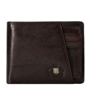 Męski portfel skórzany z wyjmowaną wkładką na karty brązowy - Portfele Męski portfel skórzany z wyjmowaną wkładką na karty brązowy - Portfele - miniaturka - grafika 1